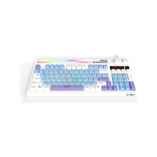 Claw's Spectrum K1 Fonksiyonel Çift LCD Ekran & Çift Rgb - Ses Kontrolcülü Membran 94 Tuşlu Spectrum Rgb Modlu Gaming Klavye Claw's Spectrum K1 Fonksiyonel Çift LCD Ekran & Çift Rgb - Ses Kontrolcülü Membran 94 Tuşlu Spectrum Rgb Modlu Gaming Klavye